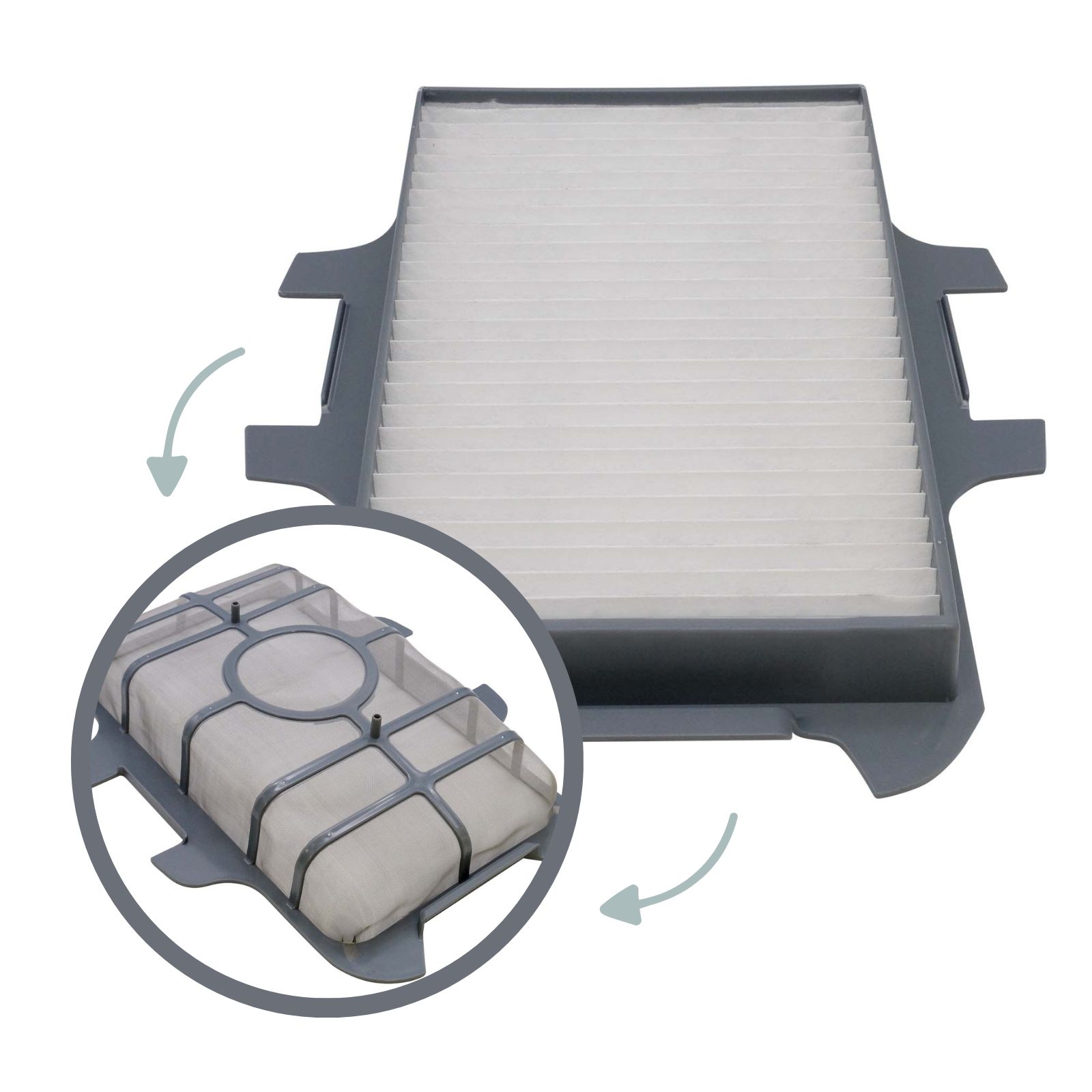Filtro Kokido Extra Fino de 50 Micrômetros de Reposição para S/X Sleeve Cleaner Robot Modelo S/X RC35CBX/22/EU e RC25CBX/EU - Image 2