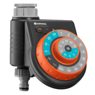 Programador Gardena EasyPlus | Controlador Automático de Irrigação Compatível com Torneiras com rosca de 26,5 e 33,3 mm