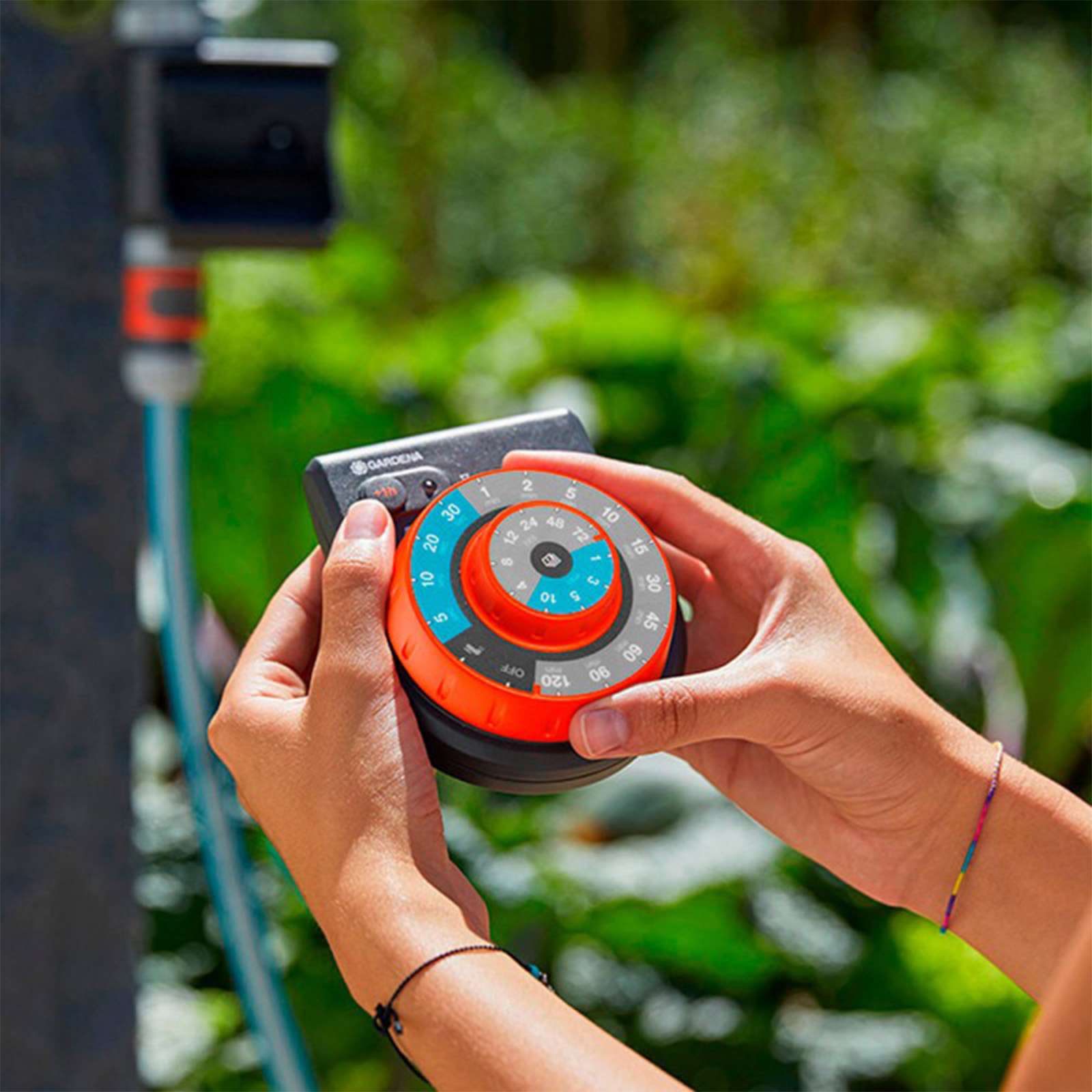Programador Gardena EasyPlus | Controlador Automático de Irrigação Compatível com Torneiras com rosca de 26,5 e 33,3 mm - Image 2