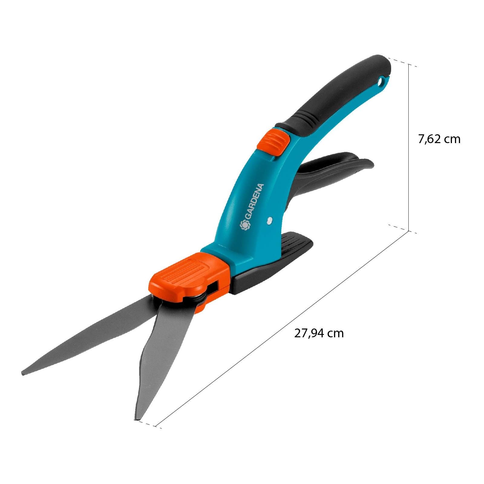 Cortador de grama girador Gardena Comfort Swivel, 27,9x2,5x7,6cm Função de giro 360° | Lençóis Antiaderentes | Trava de Segurança - Image 4