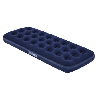 Colchão inflável Bestway Jr.Twin Single Air 185x76x22 cm Azul | Suporta até 150 kg | Uso em acampamentos internos ao ar livre
