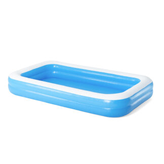Bestway 305x183x46 cm Piscina Inflável Infantil Autoportante 2 Anéis para Crianças +3 Anos, Instalação Fácil