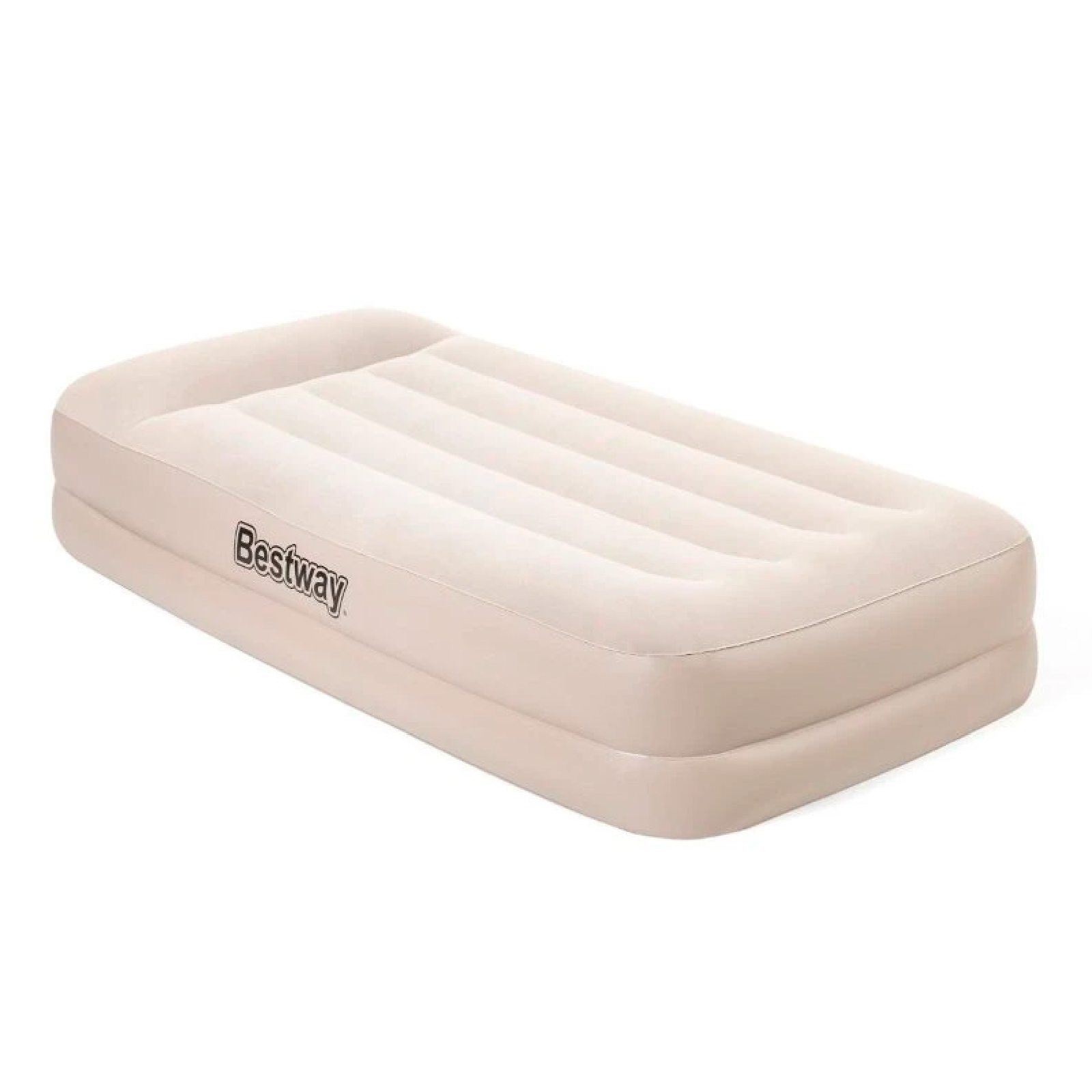 A cama inflável individual Bestway Tritech 191x97x42 cm suporta até 150 kg Inflada em 3 minutos com reforço perimetral