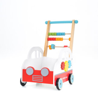 Carrinho Montessori Multi-atividade Robincool Creta 30x44x51 cm Madeira estimula o desenvolvimento psicomotor