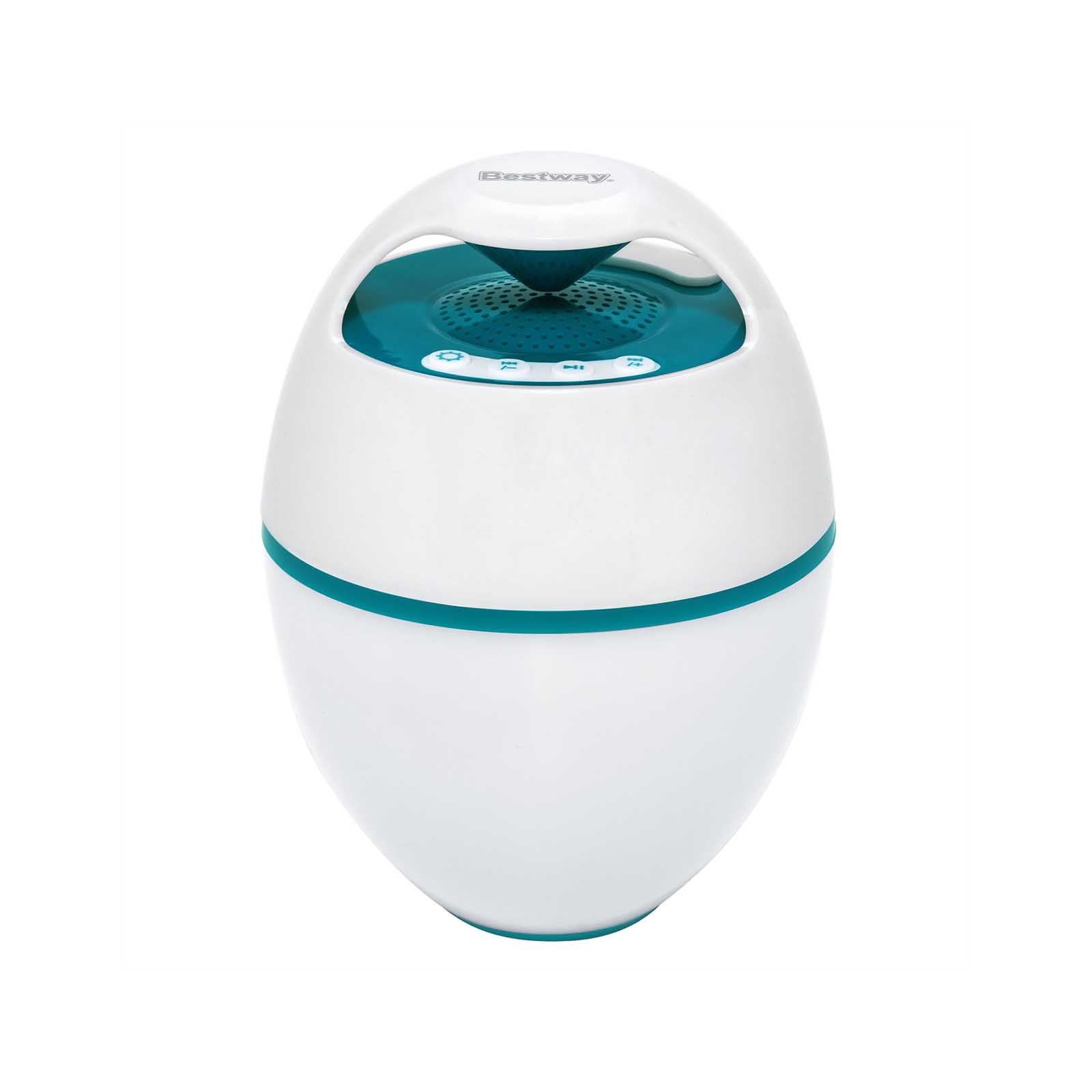 Bestway MusicWave Alto-falante LED Bluetooth flutuante resistente à água com 6 horas de autonomia
