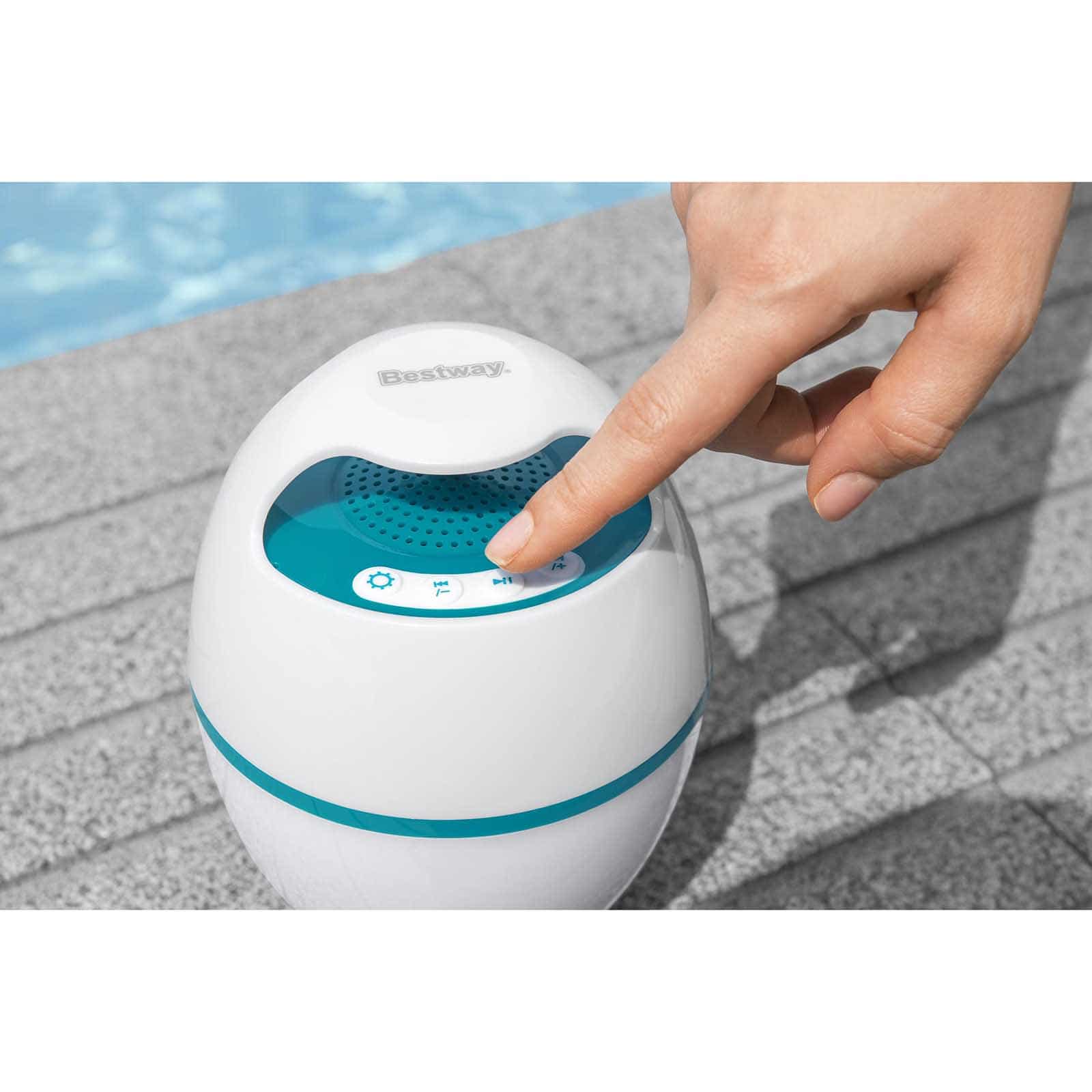 Bestway MusicWave Alto-falante LED Bluetooth flutuante resistente à água com 6 horas de autonomia - Image 3