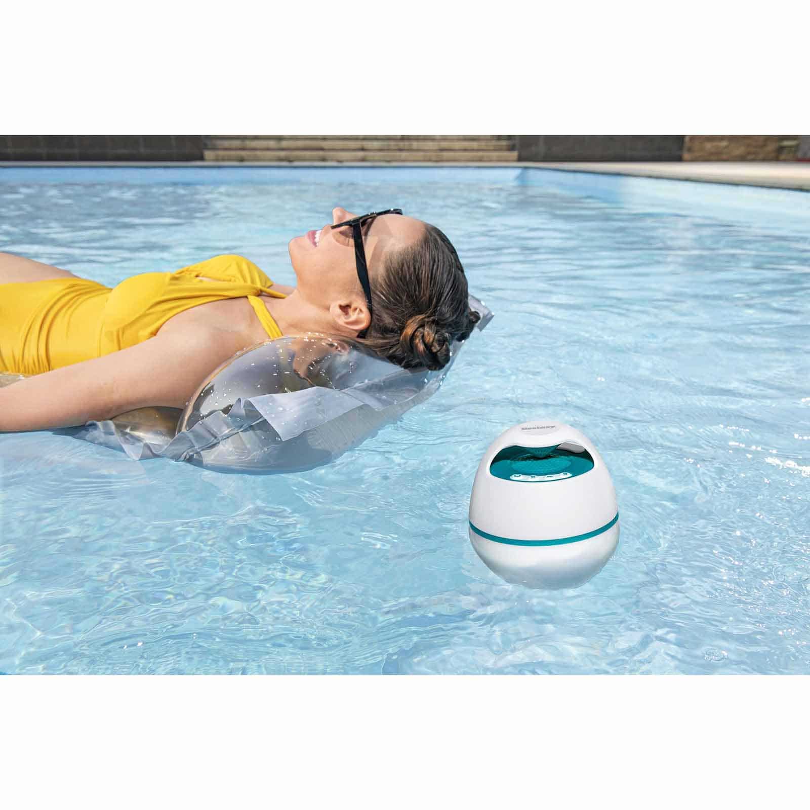 Bestway MusicWave Alto-falante LED Bluetooth flutuante resistente à água com 6 horas de autonomia - Image 4