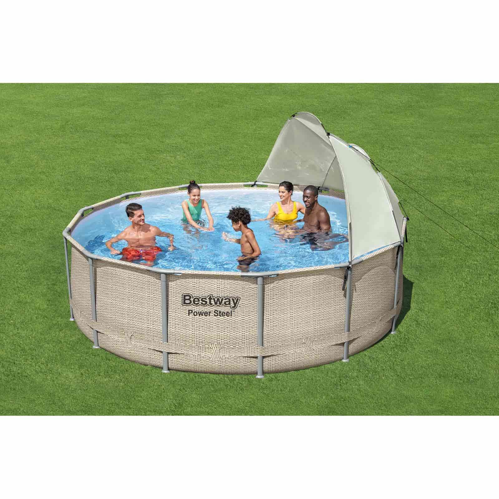 Toldo elevado de piscina Bestway de 305 a 549 cm de diâmetro - Image 2