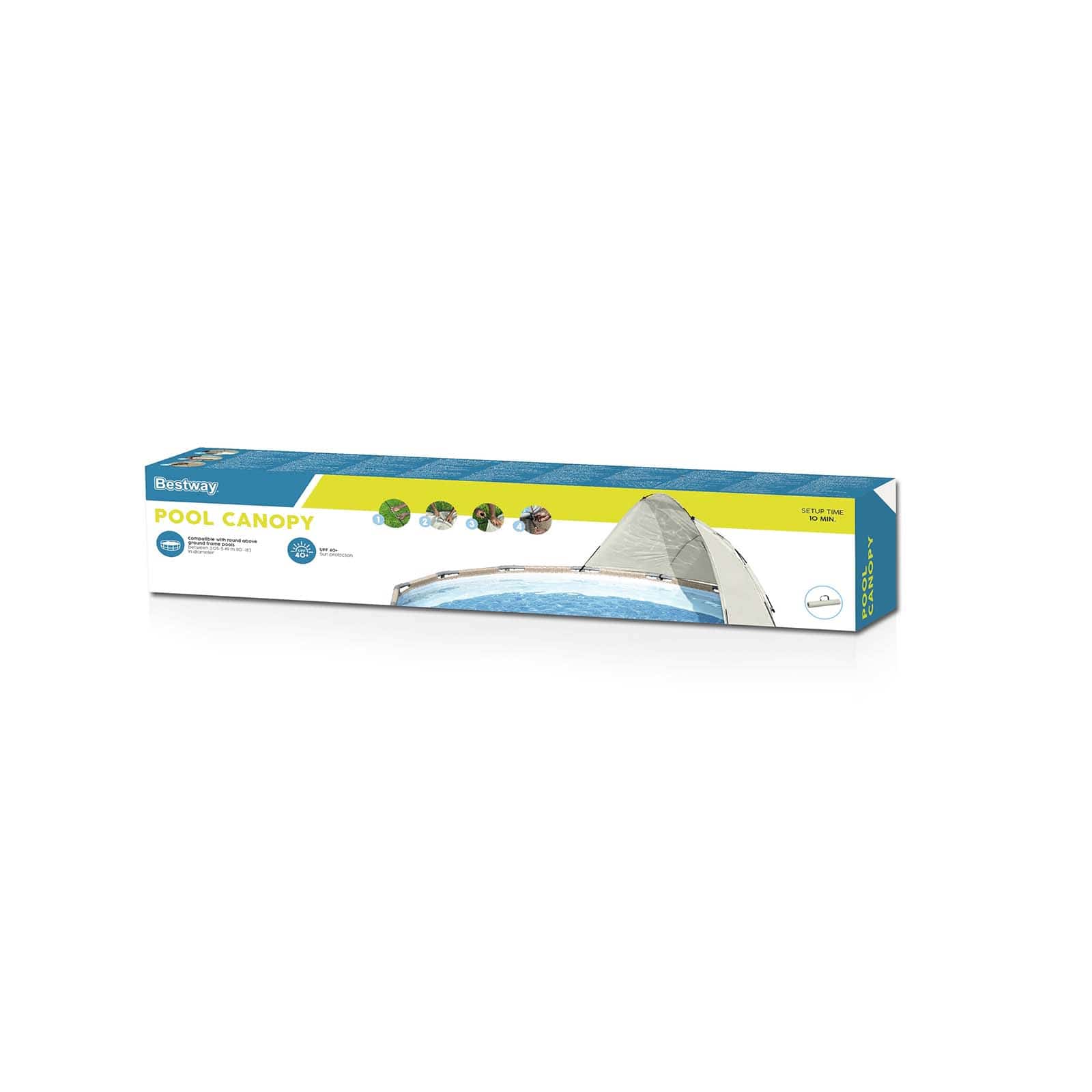 Toldo elevado de piscina Bestway de 305 a 549 cm de diâmetro - Image 4