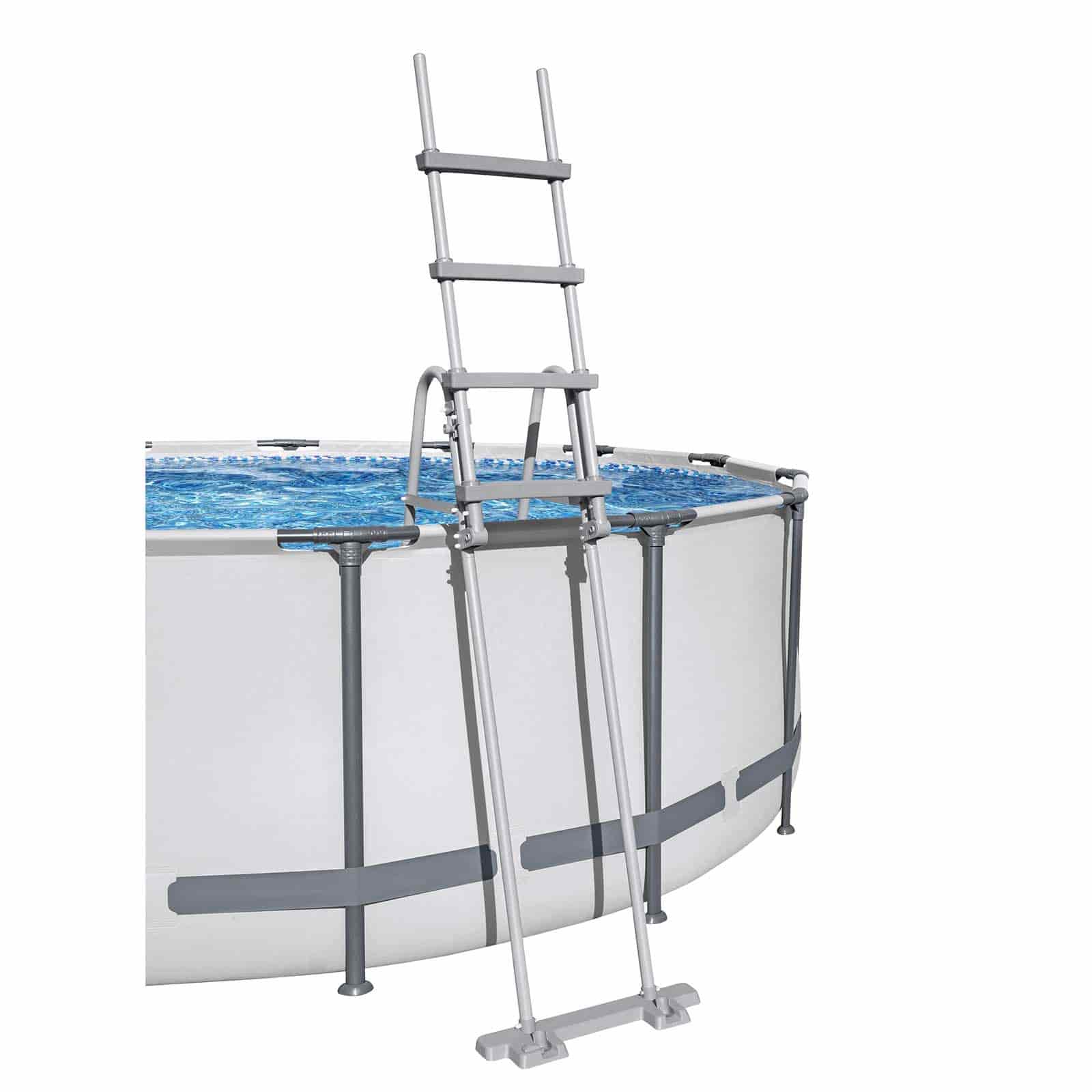 Escada Bestway Flip & Lock Safety Ladder 76 x 118,5 x 163 cm para piscinas removíveis de 122 cm de altura - Image 3