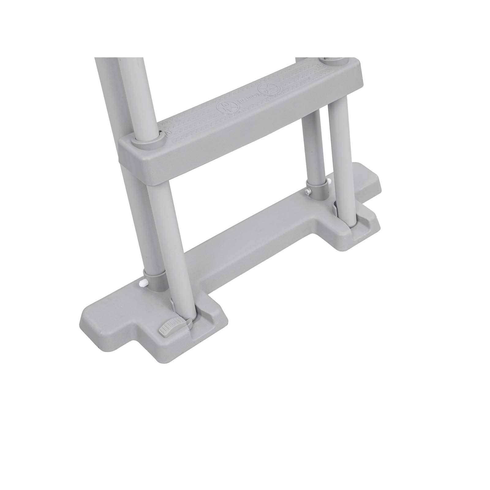 Escalera de Seguridad Bestway Flip & Lock 76 x 118,5 x 163 cm para Piscinas Desmontables de 122 cm de Altura - Imagen 6
