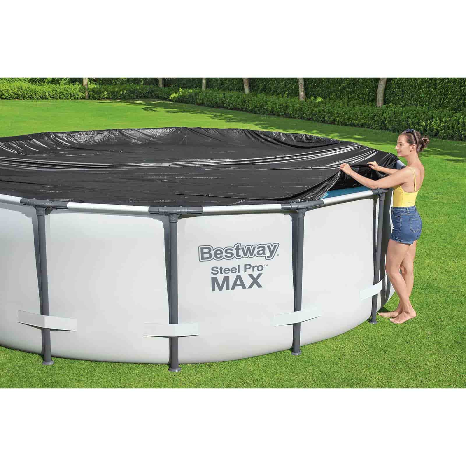Cobertor de Invierno para Piscina Desmontable Steel Pro de Bestway 305 cm - Imagen 2