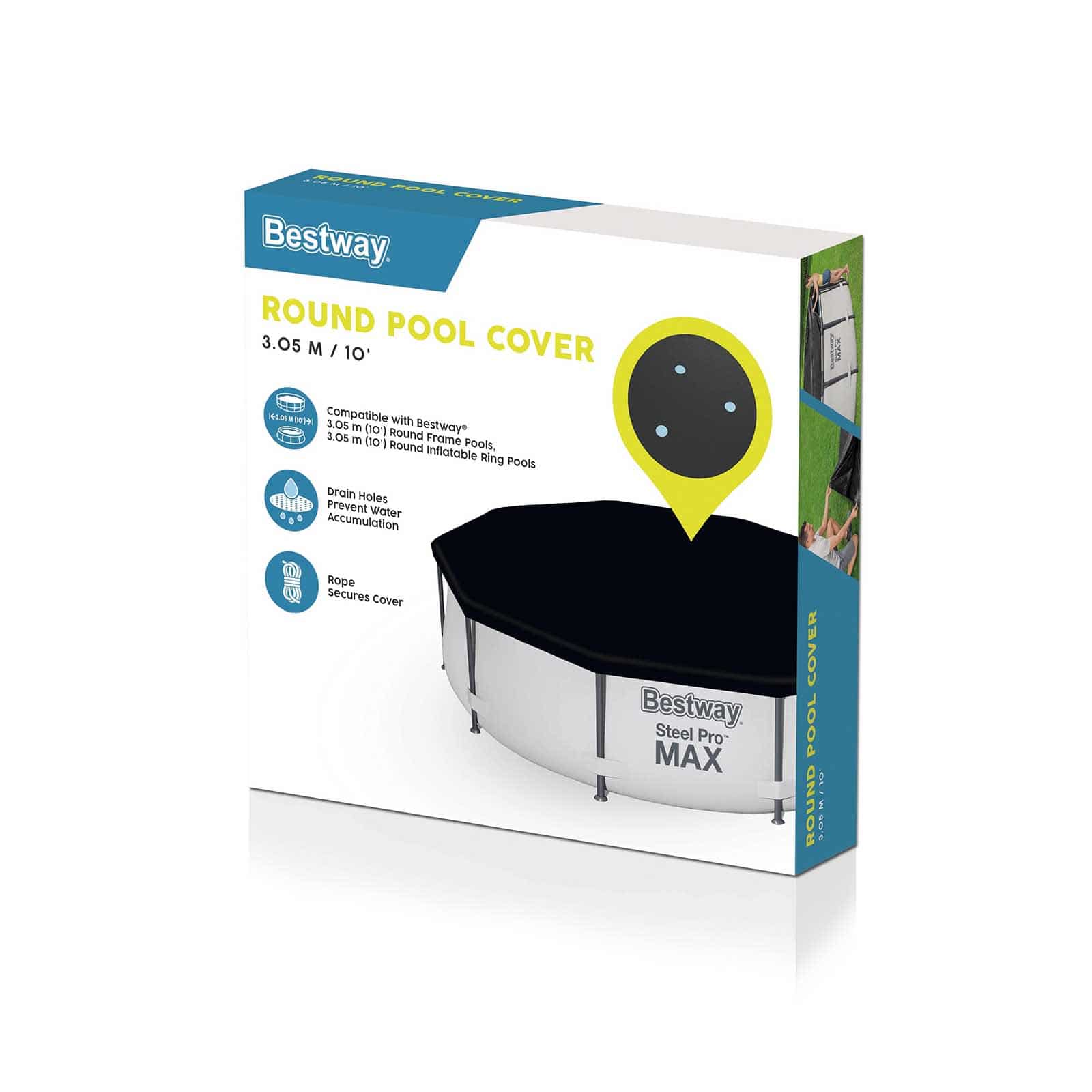 Cobertor de Invierno para Piscina Desmontable Steel Pro de Bestway 305 cm - Imagen 4