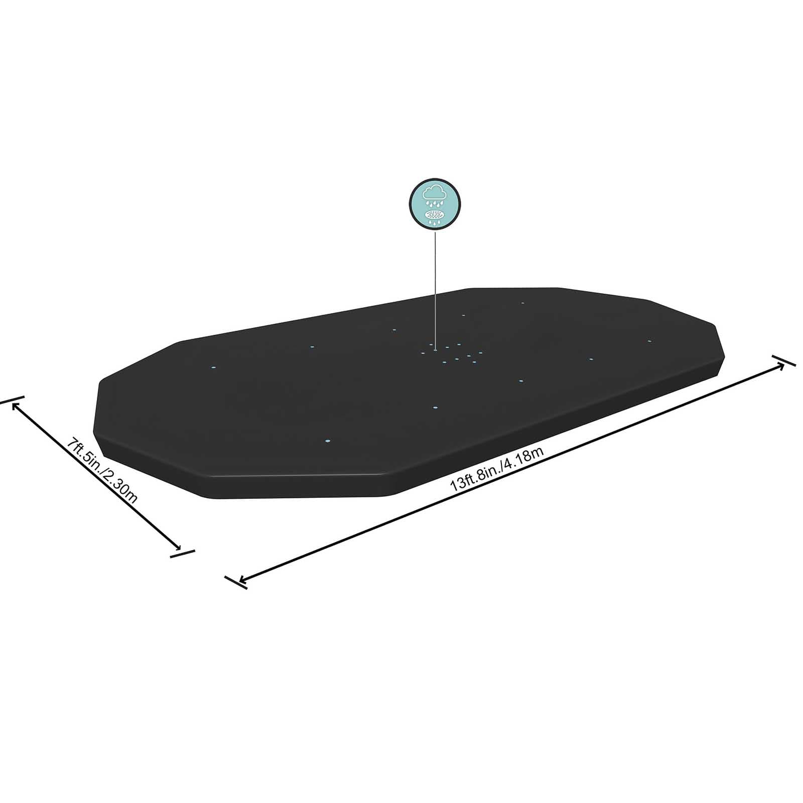 Cobertor de Invierno para Piscina Desmontable Bestway 427x250 cm Ovalada - Imagen 4