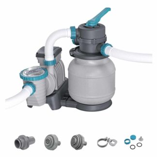 Depuradora con Filtro de Arena para Piscinas Desmontables Bestway de 6.056 l/h compatible con válvulas de rosca de 32 mm y 38 mm