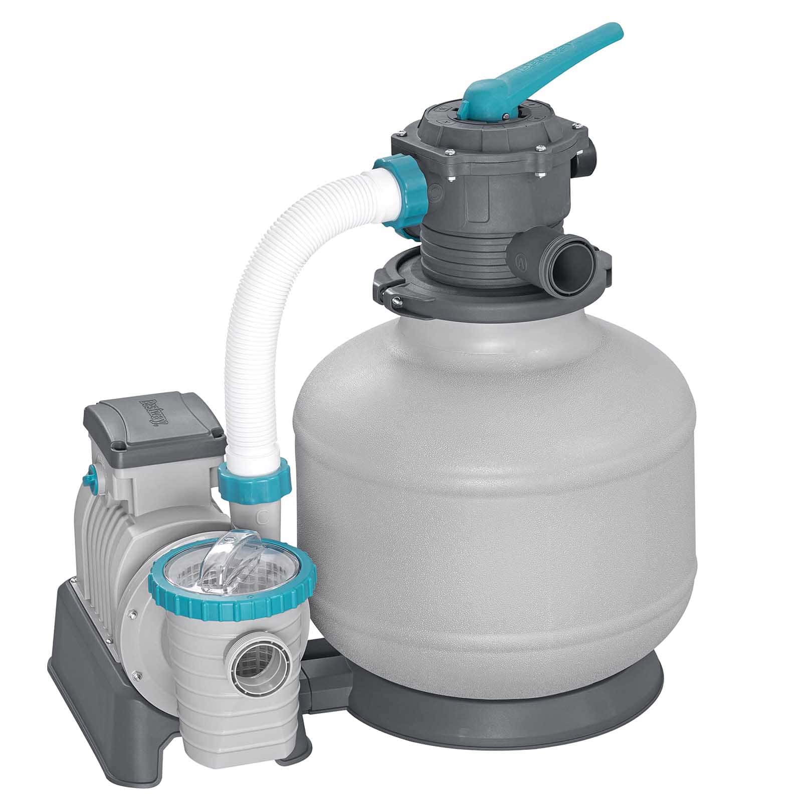 Bomba de filtragem de Areia para piscinas destacáveis Bestway 11.355 l/h compatíveis com válvulas roscadas de 32 mm e 38 mm - Image 3