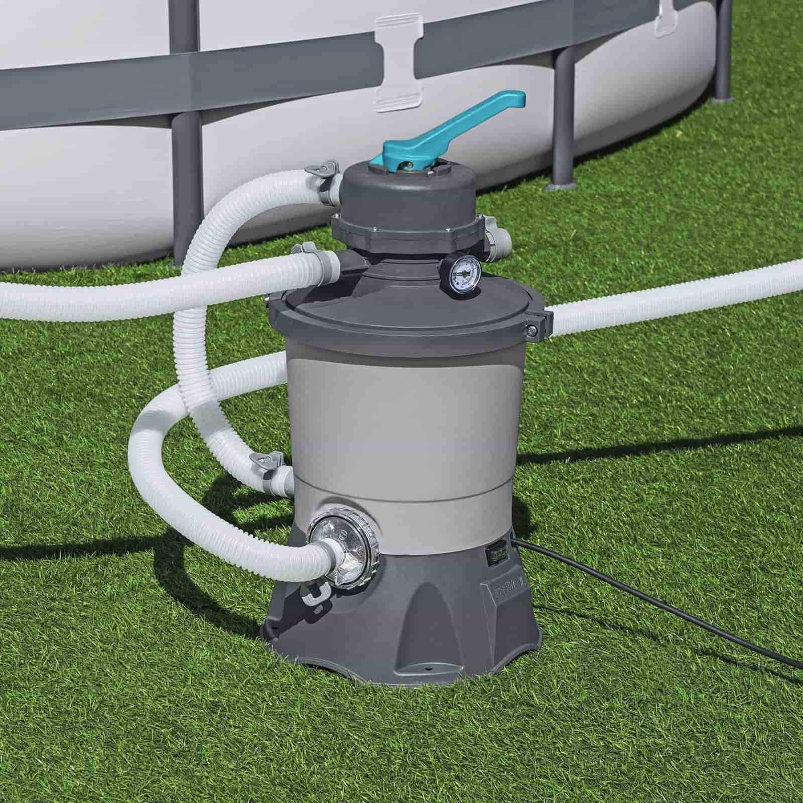 Bomba de filtragem de Areia para piscina Bestway 3.596 l/h Conexão 32 mm Piscinas Removíveis - Image 4