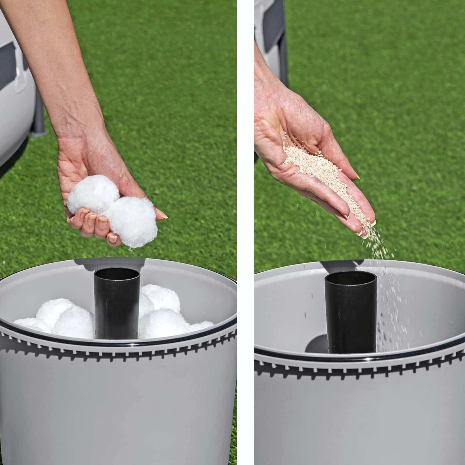 Bomba de filtragem de Areia para piscina Bestway 3.596 l/h Conexão 32 mm Piscinas Removíveis - Image 5