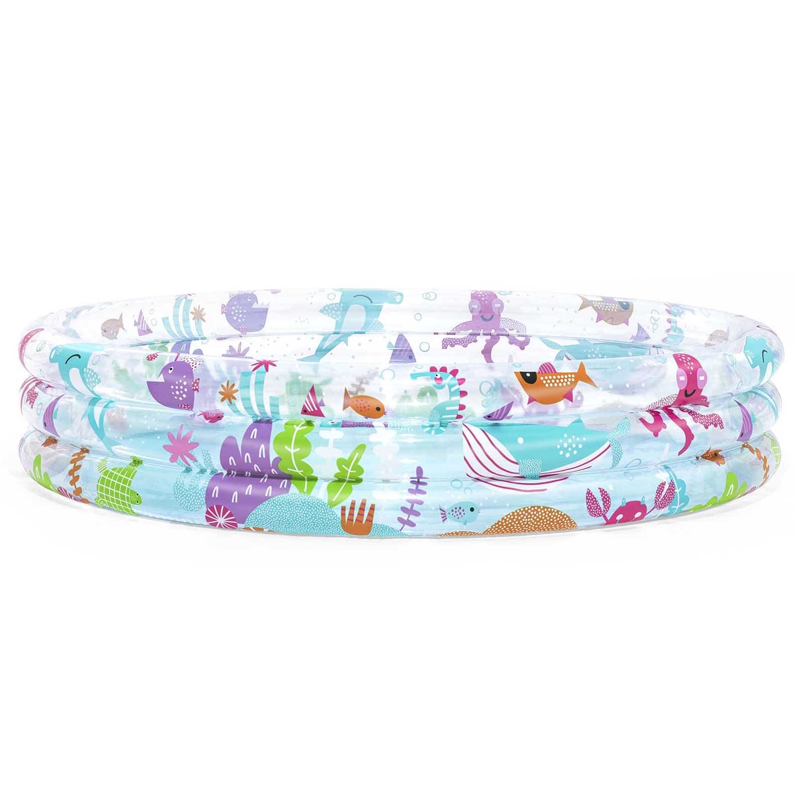 Bestway Deep Diving Piscina Inflável Autossustentável Infantil Ø152x30 cm Design Fundo do Mar Instalação Rápida Idade Maior de 2 Anos - Image 3