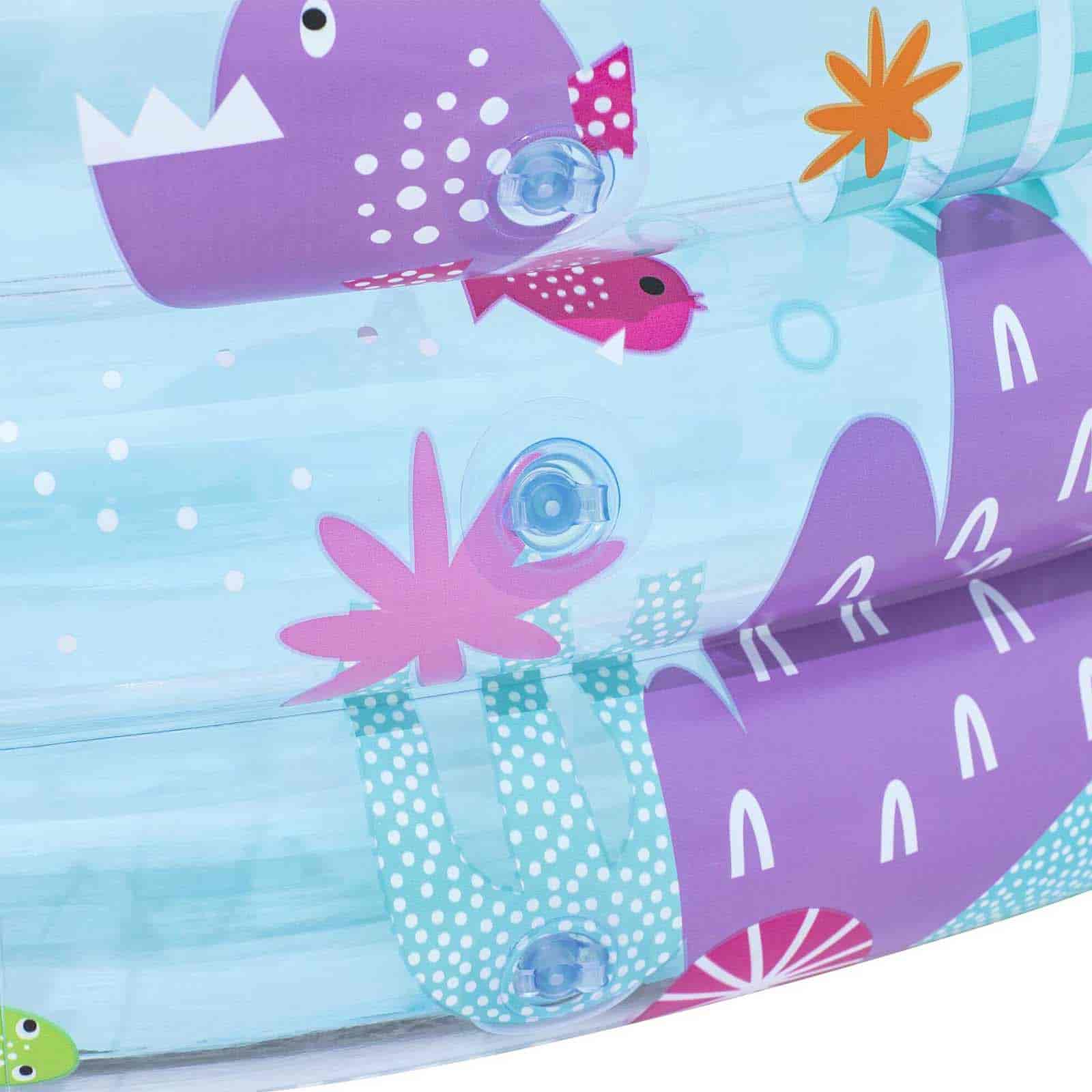 Bestway Deep Diving Piscina Inflável Autossustentável Infantil Ø152x30 cm Design Fundo do Mar Instalação Rápida Idade Maior de 2 Anos - Image 4