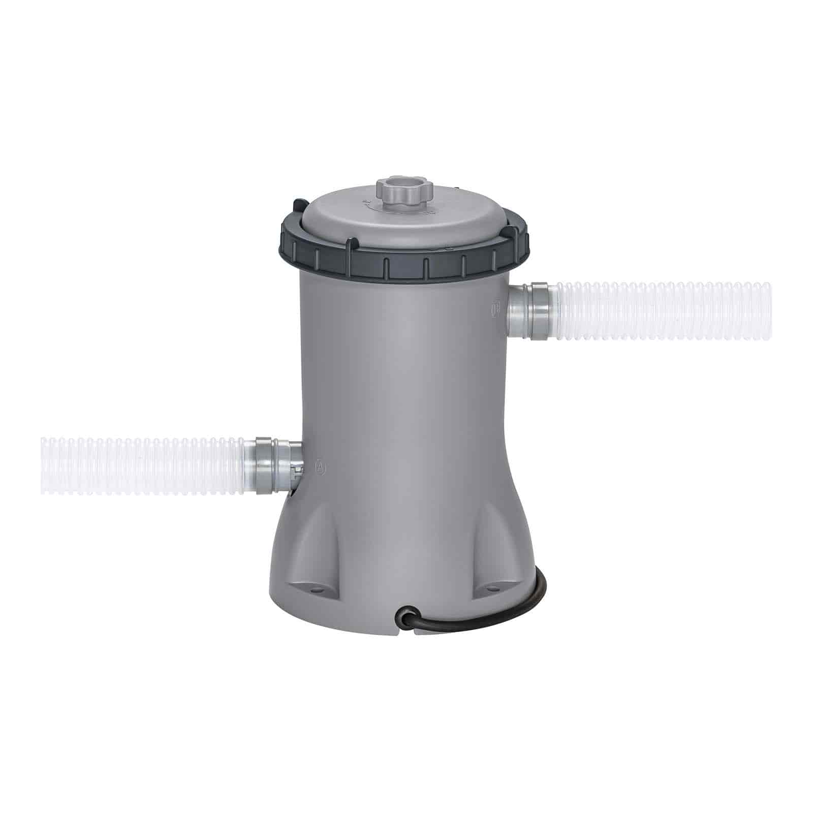 Piscina Desmontable Tubular Bestway Steel Pro Max Rectangular 412 x 201 x 122 cm con Depuradora de Cartucho 2.006 l/h y Escalera | Color Gris efecto Mármol - Imagen 4