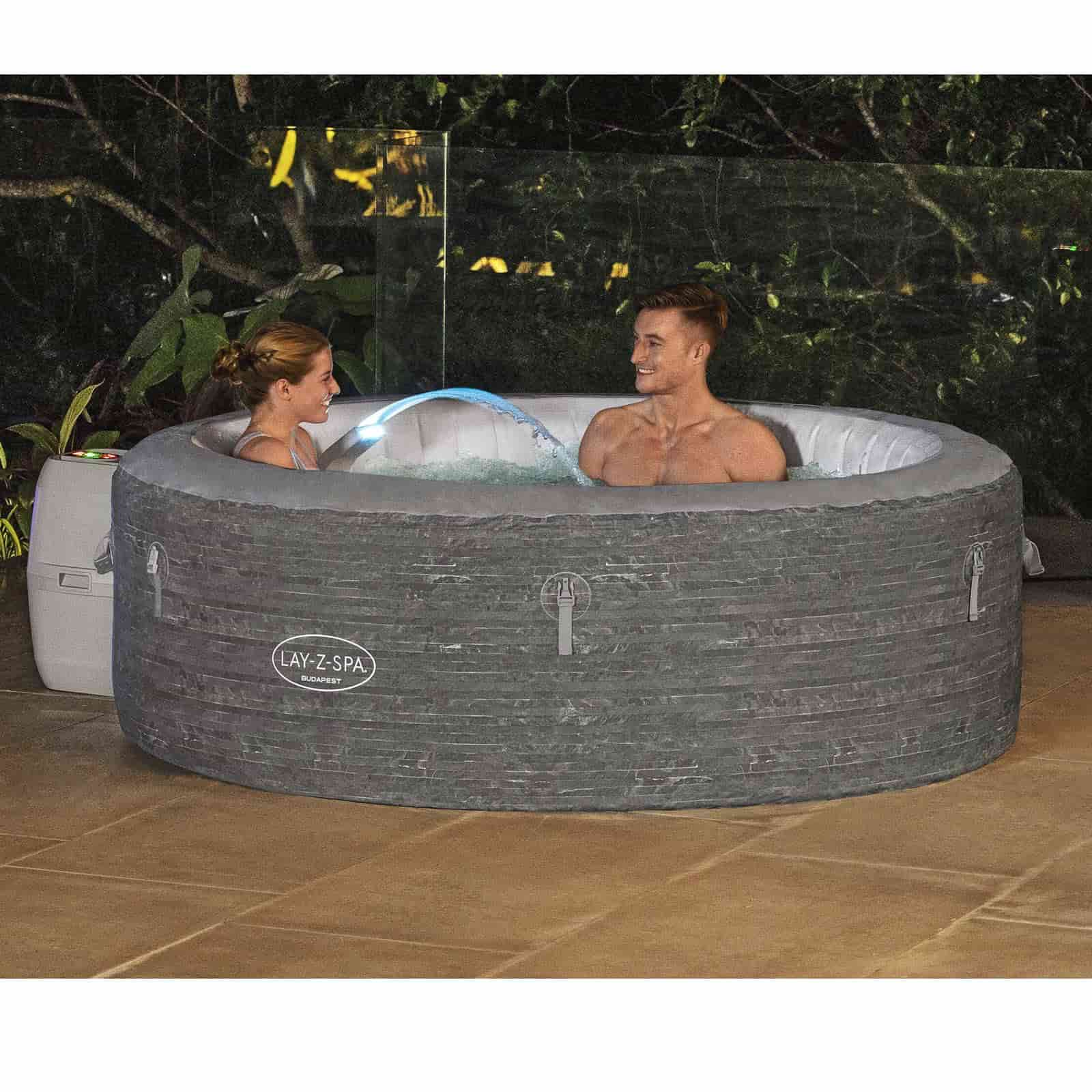 Cachoeira Spa Bestway com Luz LED 7 Cores, Resistente à Água com Instalação Fácil por Sistema Magnético - Image 4