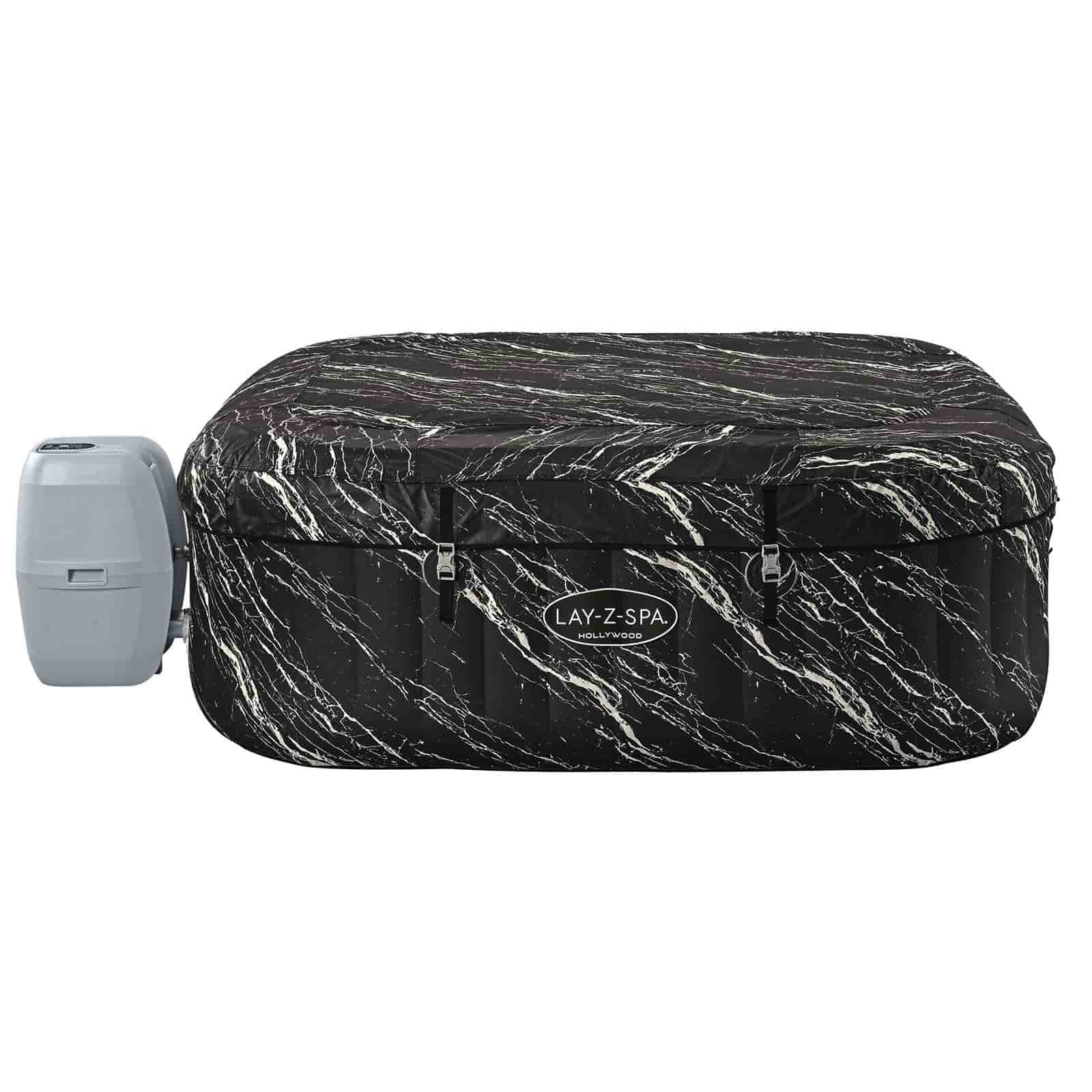 Bestway Lay-Z-Spa Hollywood Luxe AirJet 6 180x180x66 cm Spa inflável para 4-6 pessoas efeito mármore com luz LED| Jatos Airjet 140 - Image 4