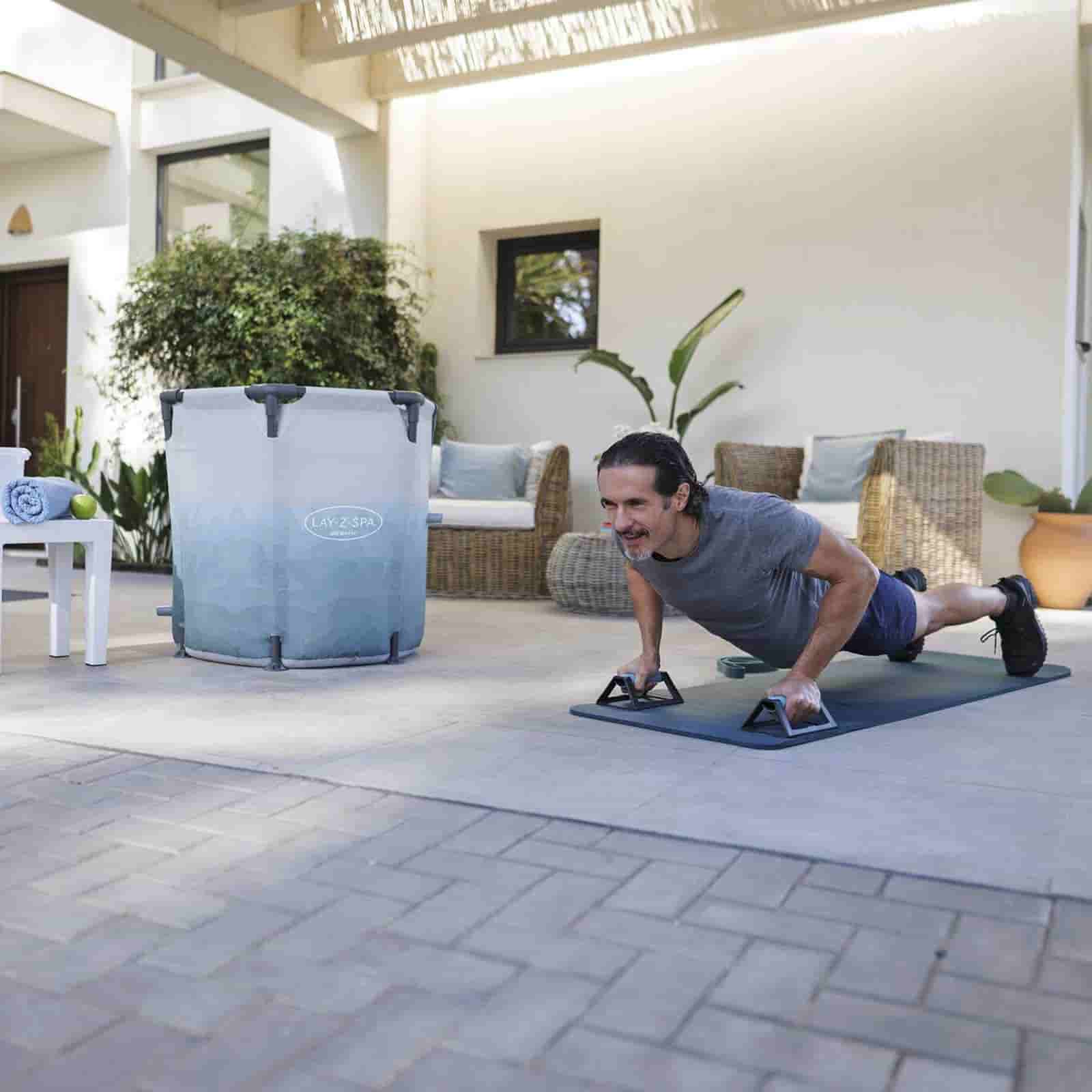 Banheira de banho de recuperação com gelo Lazy-Z Spa Glacial Spa Ø90 x 80 cm para 1 pessoa | Bomba de filtro - Image 5