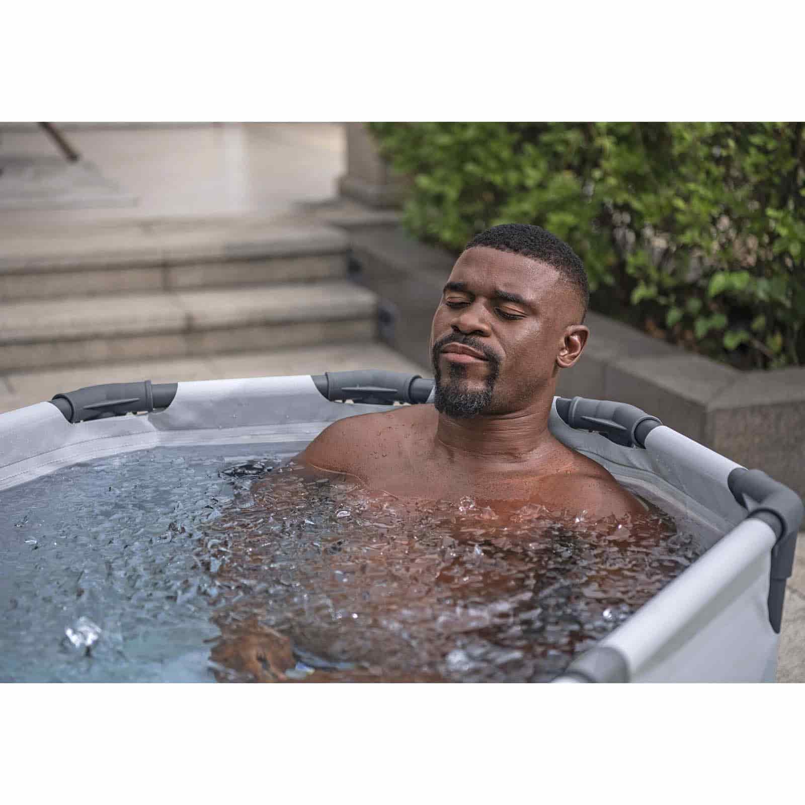 Banheira de banho de recuperação com gelo Lazy-Z Spa Glacial Dip Spa 150 x 90 x 65 cm para 2 pessoas | Bomba de filtro - Image 3