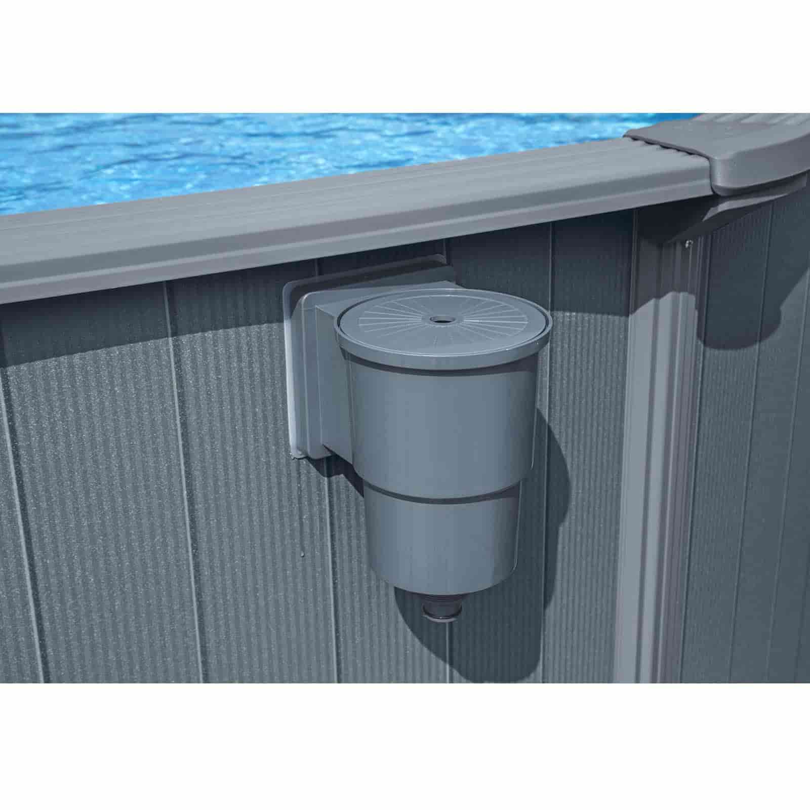Piscina Desmontable Redonda de Acero Bestway Hydrium Ø488 x 132 cm con Depuradora de Arena 6.056 l/h, Lona de Fondo, Cobertor y Escalera - Imagen 5