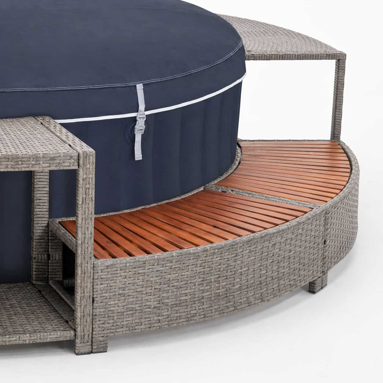Spa Hinchable Bestway Lay-Z-Spa Miami Energy-Efficient AirJet Ø180 x 66 cm + Revestimiento K2O Full Surround 180 279x40x56 cm - Imagen 6