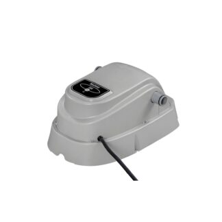 Aquecedor elétrico de água Bestway 42,6 x 26,6 x 18,7 cm para piscinas desmontáveis de 1 520 a 17 035 L. Temperatura máxima: 40 °C