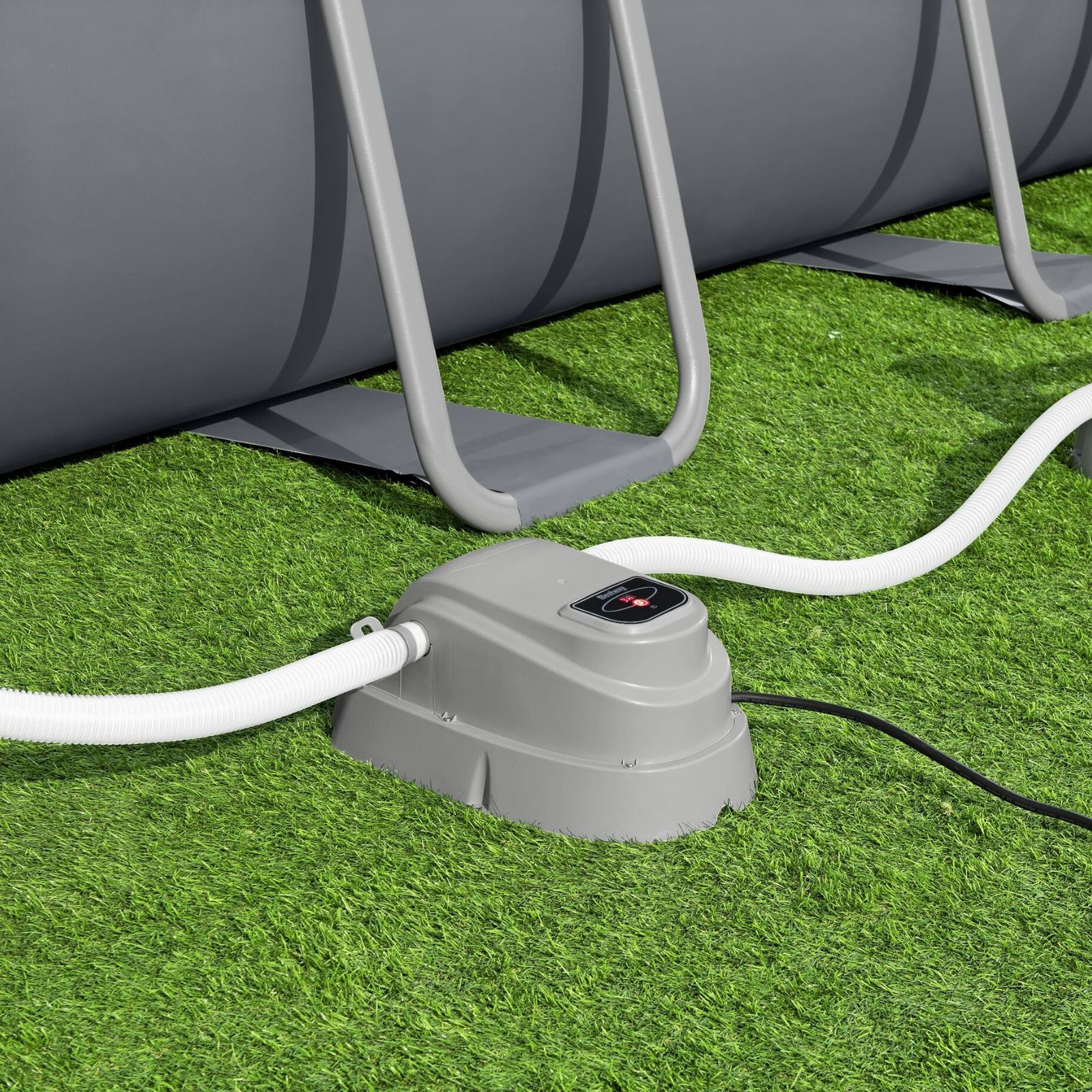 Aquecedor elétrico de água Bestway 42,6 x 26,6 x 18,7 cm para piscinas desmontáveis de 1 520 a 17 035 L. Temperatura máxima: 40 °C - Image 2