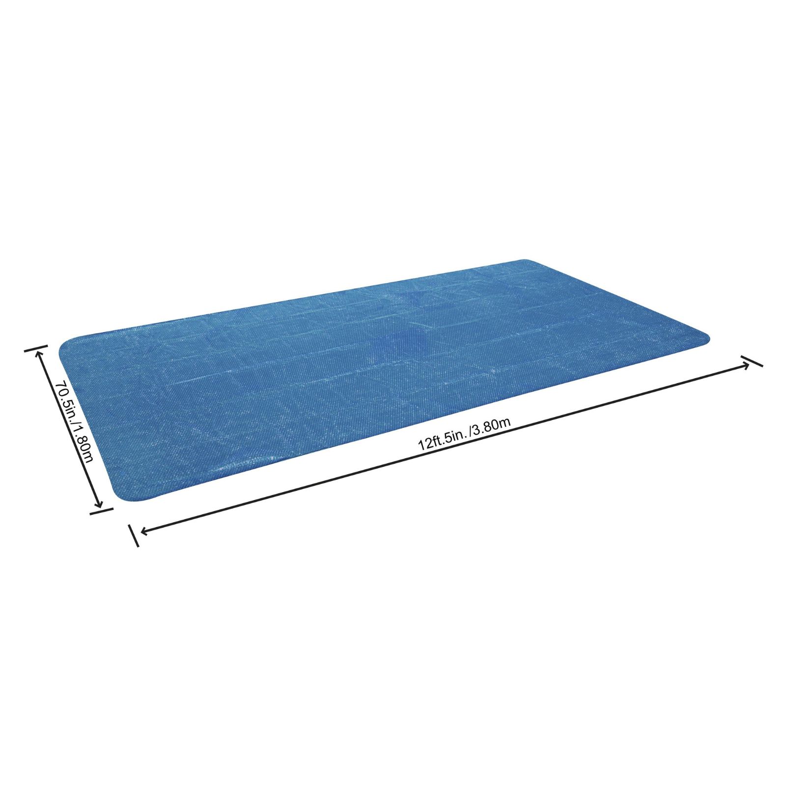 Cobertura solar retangular Bestway 380 x 180 cm para piscinas retangulares de 404 x 201 cm e 412 x 201 cm - Lona térmica protetora - Image 3