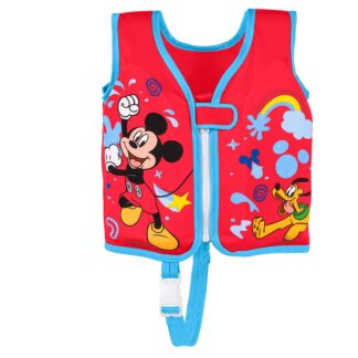 Colete de natação em tecido Bestway Disney Junior Mickey & Friends para crianças, tamanho S/M