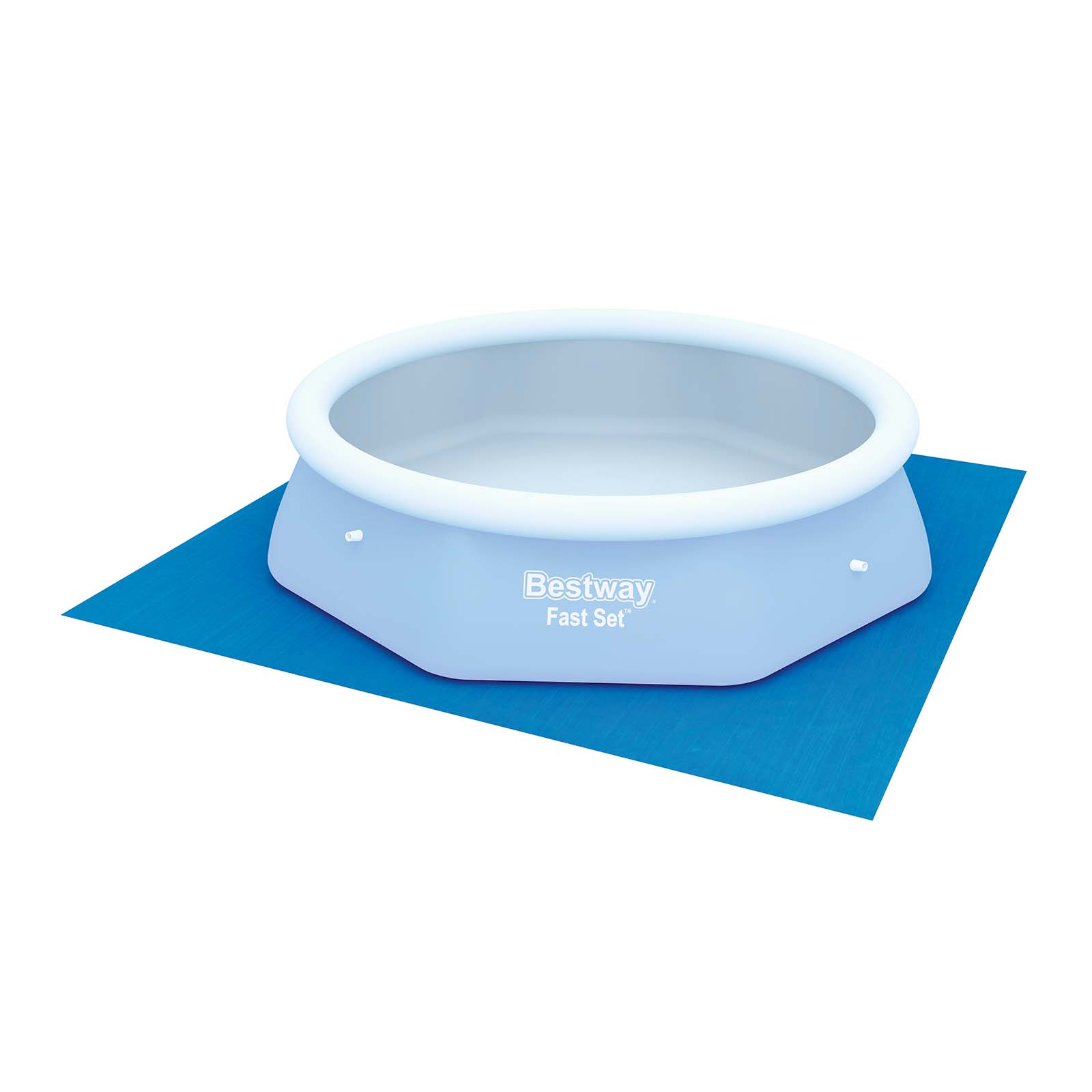Tapete protetor de piso Bestway para piscinas e spas até 244 cm, 274 x 274 cm | Azul - Image 3