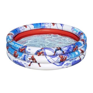 Piscina insuflável infantil com 3 anéis Bestway Spider-Man da Marvel  Ø122 x 30 cm | Crianças com mais de 2 anos