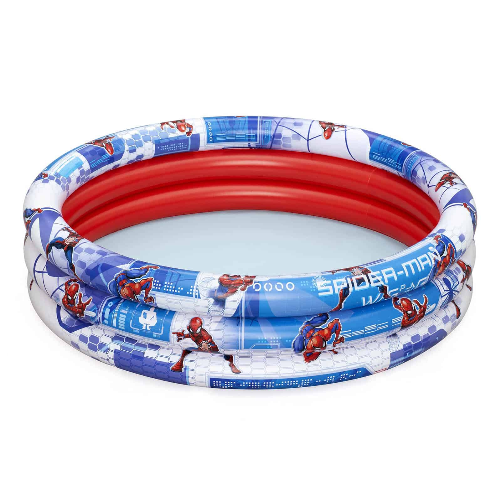 Piscina insuflável infantil com 3 anéis Bestway Spider-Man da Marvel Ø122 x 30 cm | Crianças com mais de 2 anos - Image 3