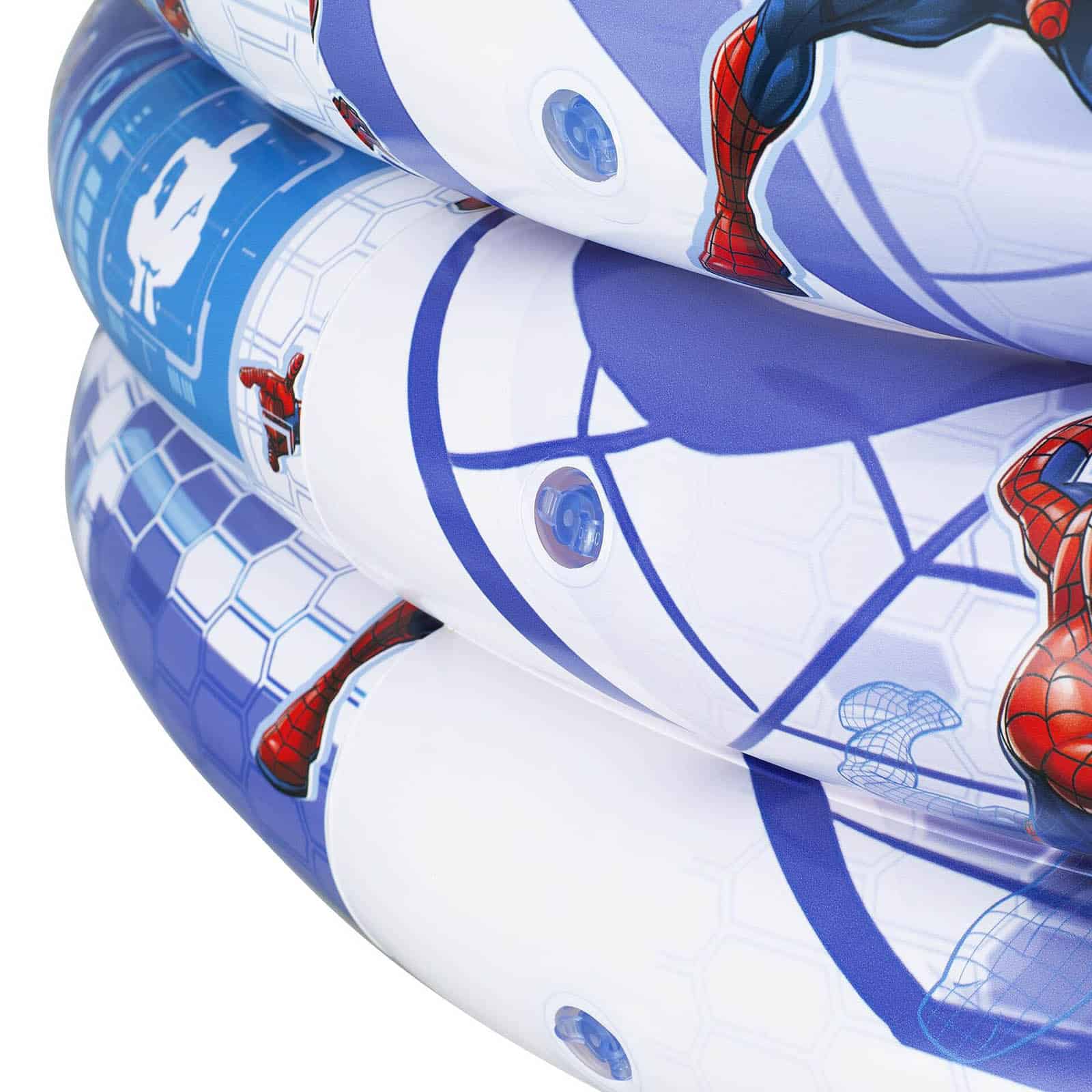 Piscina insuflável infantil com 3 anéis Bestway Spider-Man da Marvel Ø122 x 30 cm | Crianças com mais de 2 anos - Image 4